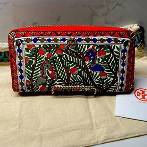 Tory Burch Continental Zip Wallet.